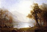 Albert Bierstadt Canvas Paintings - Valley in Kings Canyon